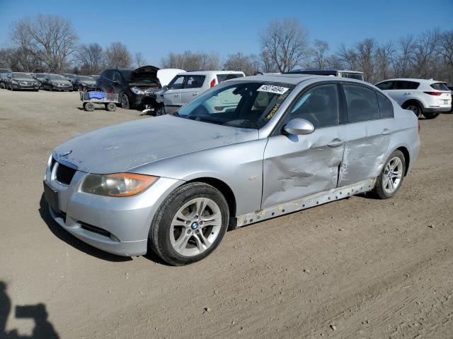 WBAVA33518KX84634 - 2008 BMW 328 I SILVER photo 1