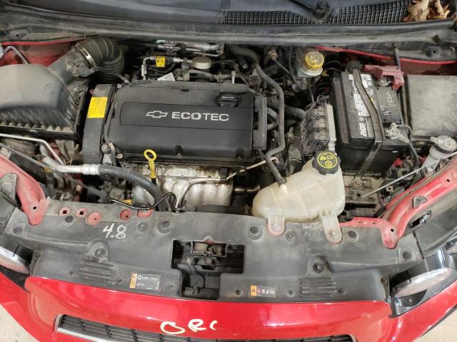 1G1JA5SH9E4147928 - 2014 CHEVROLET SONIC LS 红色 照片 11