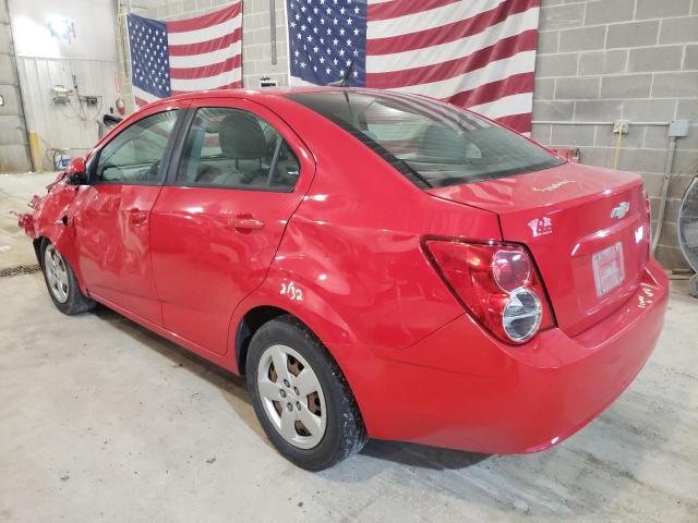 1G1JA5SH9E4147928 - 2014 CHEVROLET SONIC LS 红色 照片 2