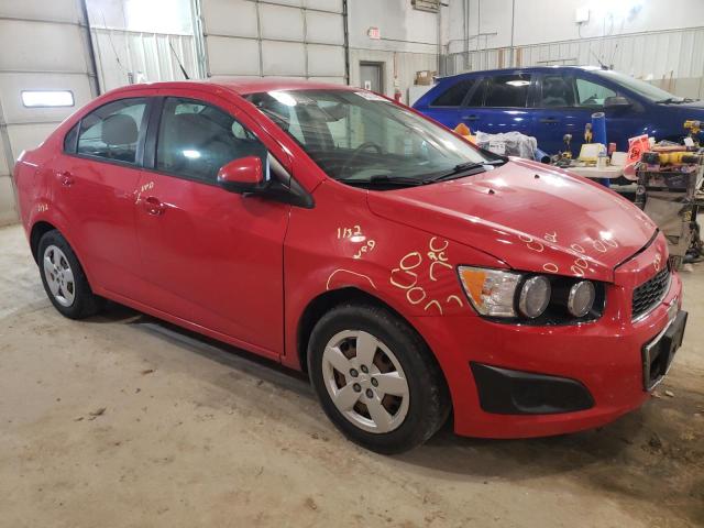 1G1JA5SH9E4147928 - 2014 CHEVROLET SONIC LS 红色 照片 4