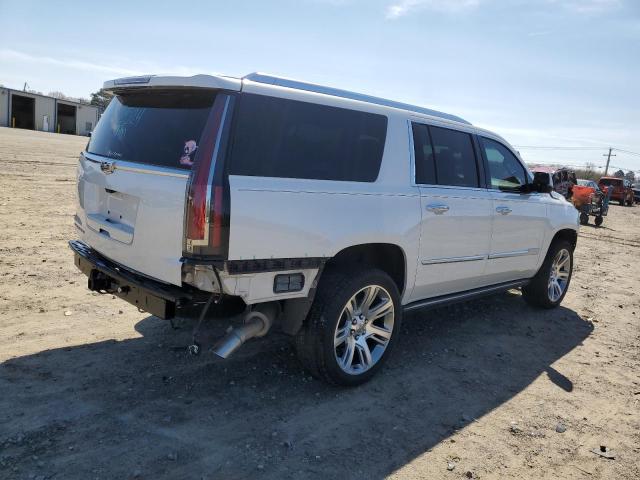 1GYS4JKJ5KR108972 - 2019 CADILLAC ESCALADE ESV PREMIUM LUXURY WHITE photo 3