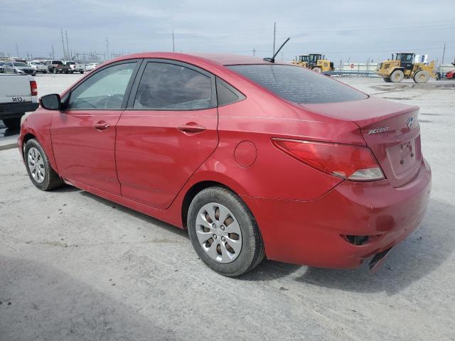 KMHCT4AE8GU078403 - 2016 HYUNDAI ACCENT SE RED photo 2