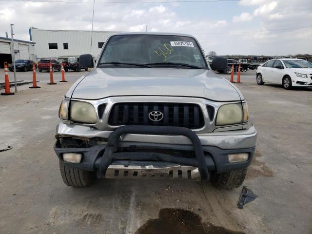 5TESM92N42Z023973 - 2002 TOYOTA TACOMA XTRACAB PRERUNNER GRAY photo 5