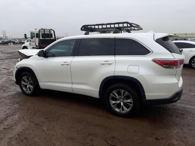 5TDZKRFH5FS041359 - 2015 TOYOTA HIGHLANDER LE WHITE photo 2