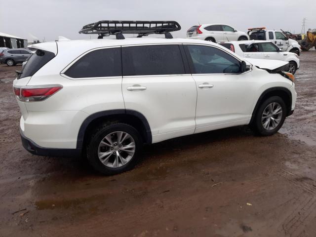 5TDZKRFH5FS041359 - 2015 TOYOTA HIGHLANDER LE WHITE photo 3