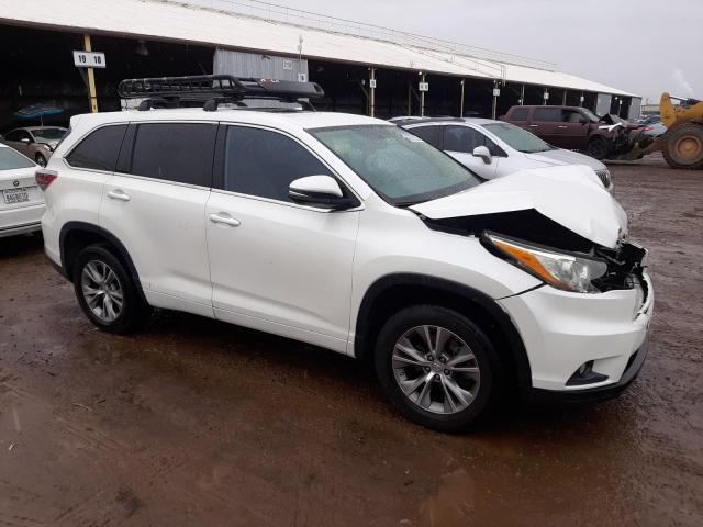 5TDZKRFH5FS041359 - 2015 TOYOTA HIGHLANDER LE WHITE photo 4