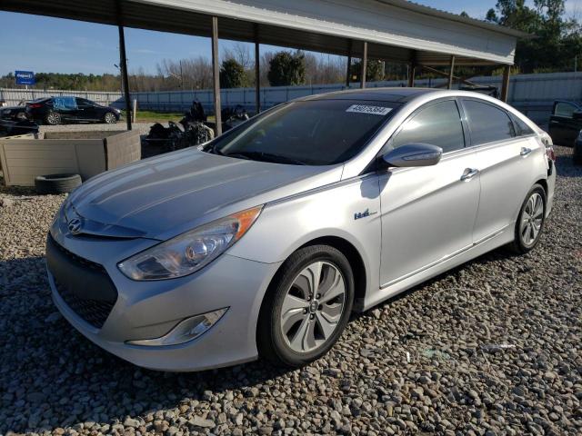 KMHEC4A49DA083817 - 2013 HYUNDAI SONATA HYBRID SILVER photo 1