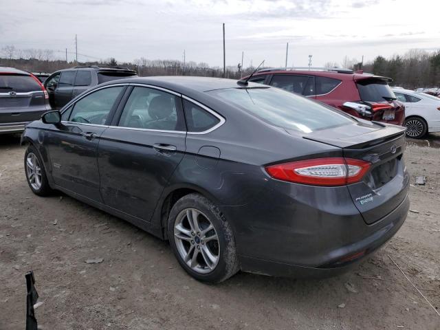 3FA6P0SU1FR115341 - 2015 FORD FUSION TITANIUM PHEV GRAY photo 2