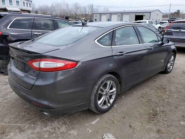 3FA6P0SU1FR115341 - 2015 FORD FUSION TITANIUM PHEV GRAY photo 3