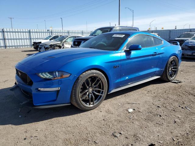 1FA6P8CF8K5102050 - 2019 FORD MUSTANG GT BLUE photo 1