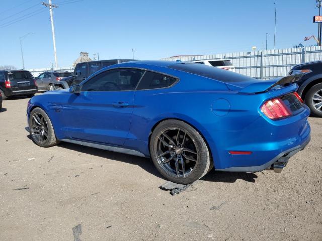 1FA6P8CF8K5102050 - 2019 FORD MUSTANG GT BLUE photo 2