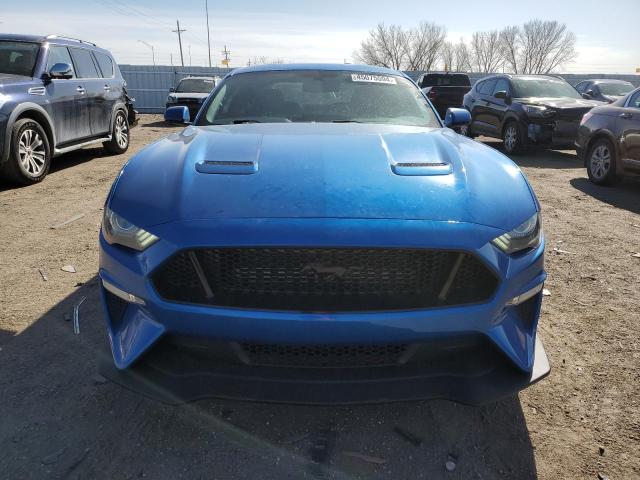 1FA6P8CF8K5102050 - 2019 FORD MUSTANG GT BLUE photo 5