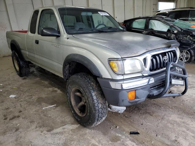 5TEWM72N91Z813323 - 2001 TOYOTA TACOMA XTRACAB SILVER photo 4