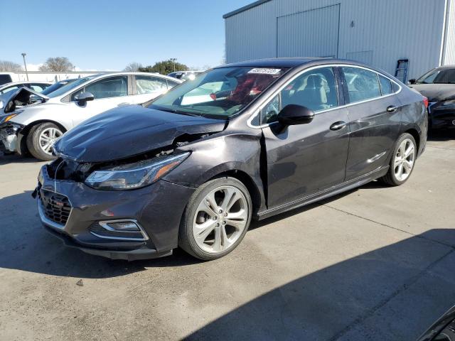 1G1BF5SM3H7190165 - 2017 CHEVROLET CRUZE PREMIER GRAY photo 1