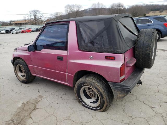 2CNBE18U2P6912326 - 1993 GEO TRACKER PINK photo 2