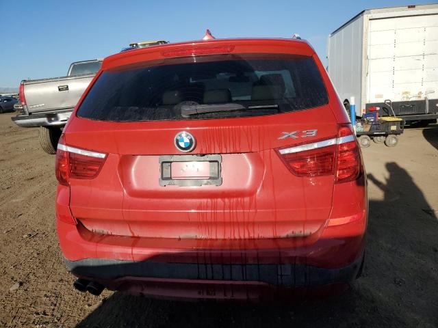 5UXWX9C50G0D79837 - 2016 BMW X3 XDRIVE28I RED photo 6