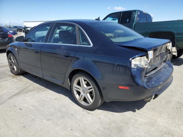 WAUAF78E48A014188 - 2008 AUDI A4 2.0T BLUE photo 2