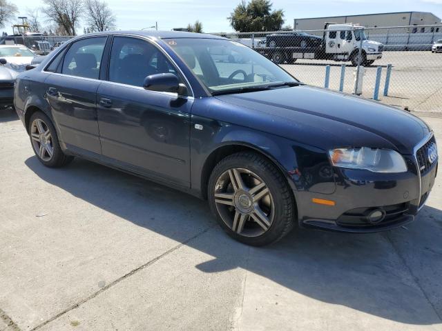 WAUAF78E48A014188 - 2008 AUDI A4 2.0T BLUE photo 4