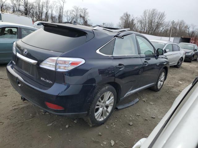 JTJBC1BA0A2402406 - 2010 LEXUS RX 450 BLUE photo 3