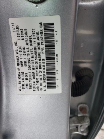 1HGCR2F76DA091926 - 2013 HONDA ACCORD EX GRAY photo 13