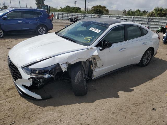 5NPEF4JA7LH026850 - 2020 HYUNDAI SONATA SEL WHITE photo 1