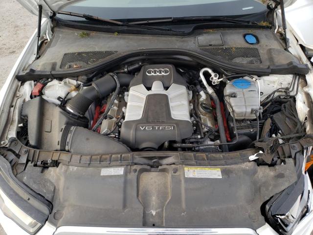 WAUHGAFC3EN057242 - 2014 AUDI A6 PRESTIGE თეთრი ფოტო 11