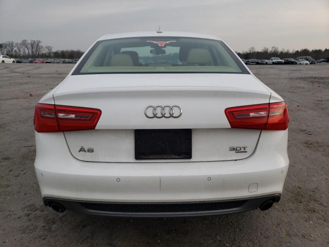 WAUHGAFC3EN057242 - 2014 AUDI A6 PRESTIGE WHITE photo 6