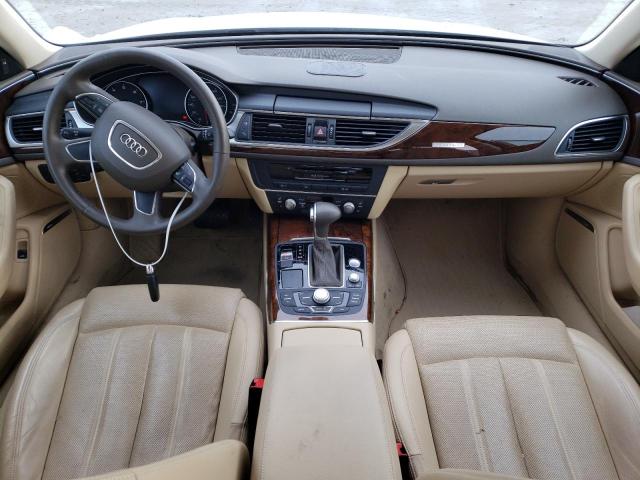 WAUHGAFC3EN057242 - 2014 AUDI A6 PRESTIGE თეთრი ფოტო 8