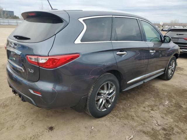 5N1AL0MMXDC312285 - 2013 INFINITI JX35 GRAY photo 3