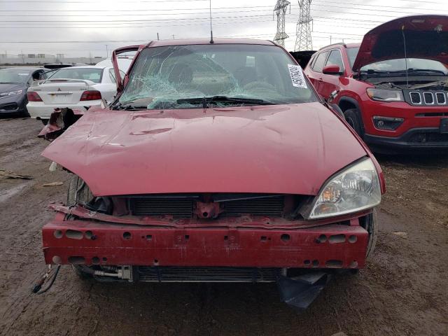 1FAFP34N55W254620 - 2005 FORD FOCUS ZX4 RED photo 5