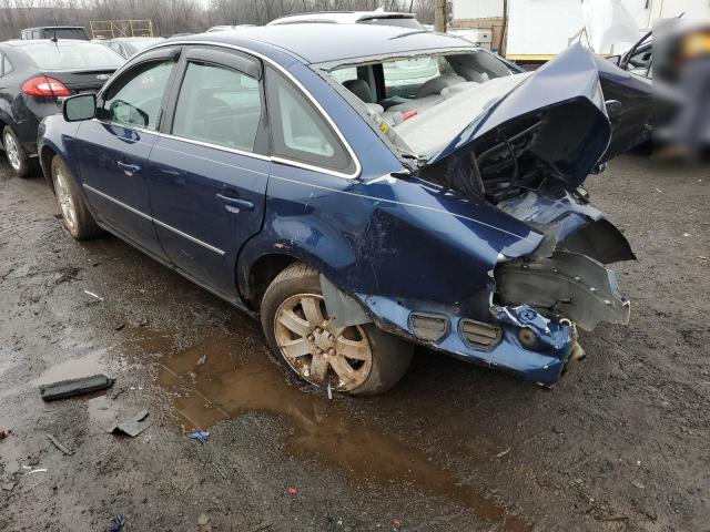 1FAHP24155G111998 - 2005 FORD FIVE HUNDR SEL BLUE photo 2