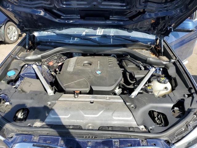 5UXTR9C57KLP91643 - 2019 BMW X3 XDRIVE30I Синій фото 11