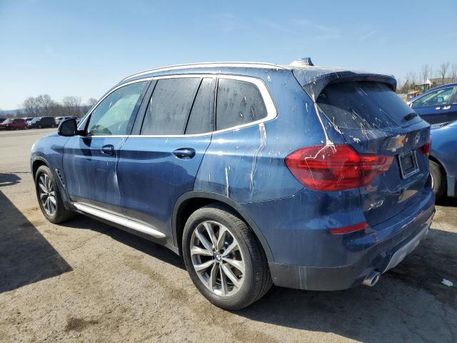 5UXTR9C57KLP91643 - 2019 BMW X3 XDRIVE30I Синій фото 2