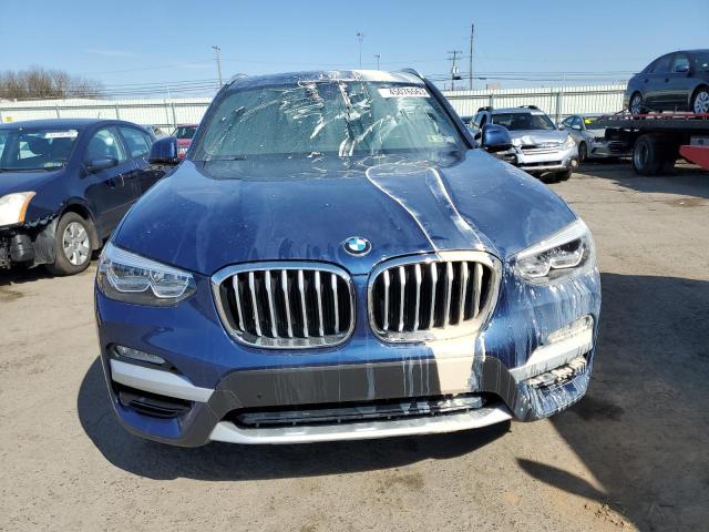 5UXTR9C57KLP91643 - 2019 BMW X3 XDRIVE30I BLUE photo 5