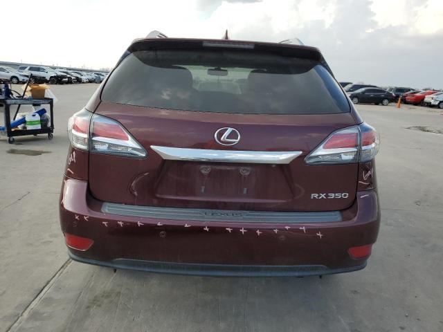 2T2ZK1BA3FC163829 - 2015 LEXUS RX 350 BURGUNDY photo 6