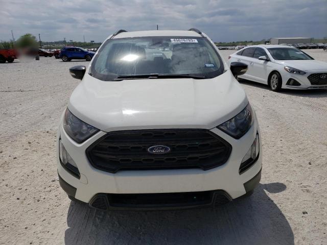 MAJ6S3JL9LC349262 - 2020 FORD ECOSPORT SES WHITE photo 5