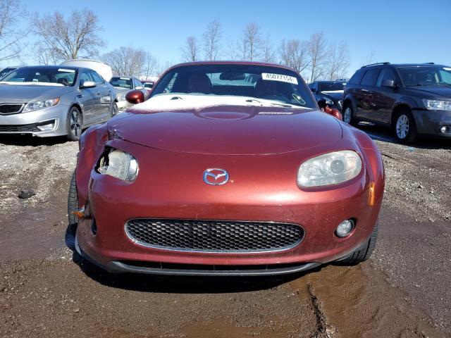 JM1NC26F680142725 - 2008 MAZDA MX-5 MIATA ORANGE photo 5