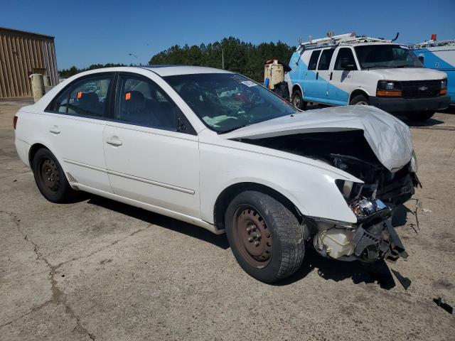 5NPET46C28H388420 - 2008 HYUNDAI SONATA GLS WHITE photo 4