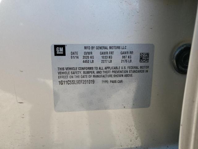 1G11C5SL9EF201019 - 2014 CHEVROLET MALIBU 1LT TAN photo 13
