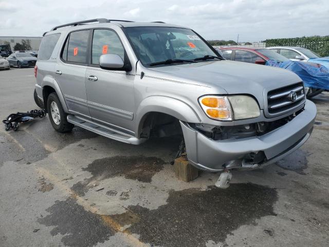 5TDZT38AX1S030151 - 2001 TOYOTA SEQUOIA LIMITED SILVER photo 4