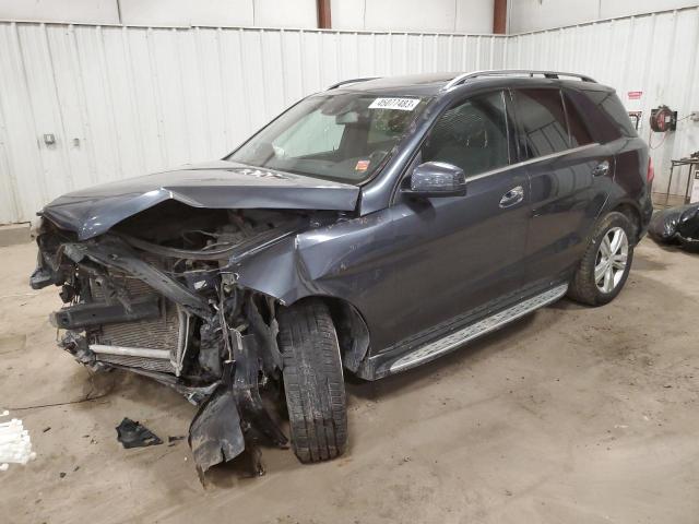 4JGDA5HB6DA118566 - 2013 MERCEDES-BENZ ML 350 4MATIC GRAY photo 1