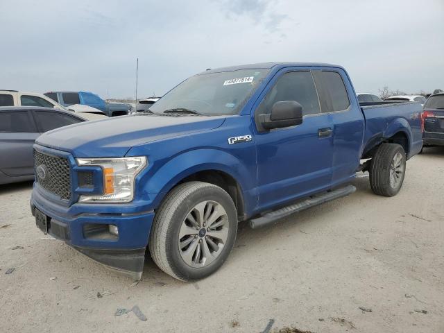 1FTEX1CP1JKD42725 - 2018 FORD F150 SUPER CAB BLUE photo 1