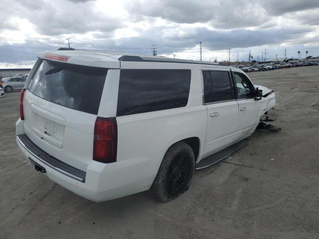 1GNSCKKC1FR599876 - 2015 CHEVROLET SUBURBAN C1500 LTZ WHITE photo 3