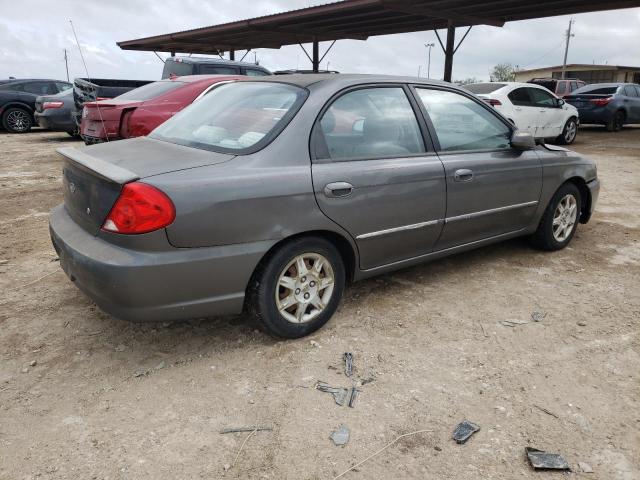 KNAFB121845307051 - 2004 KIA SPECTRA BASE GRAY photo 3