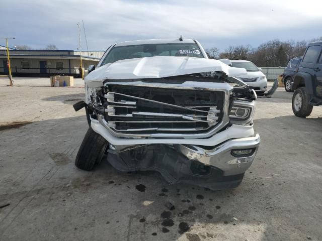 3GTU2NER9JG264069 - 2018 GMC SIERRA K1500 SLT WHITE photo 5