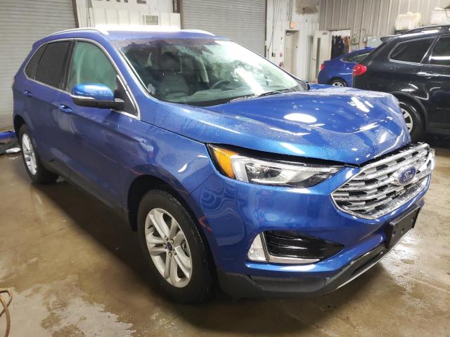 2FMPK3J98LBB22353 - 2020 FORD EDGE SEL BLUE photo 4