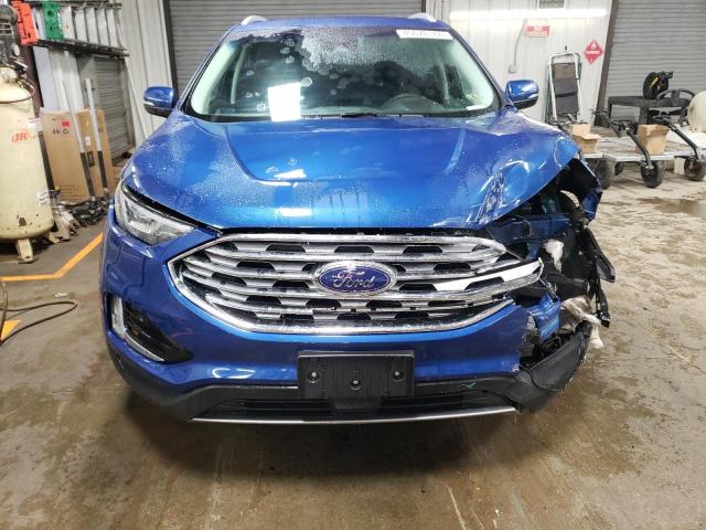 2FMPK3J98LBB22353 - 2020 FORD EDGE SEL BLUE photo 5