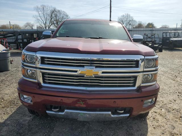 3GCUKTEC7EG435410 - 2014 CHEVROLET SILVERADO K1500 HIGH COUNTRY BURGUNDY photo 5