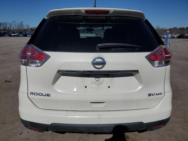 5N1AT2MV6GC912553 - 2016 NISSAN ROGUE S WHITE photo 6