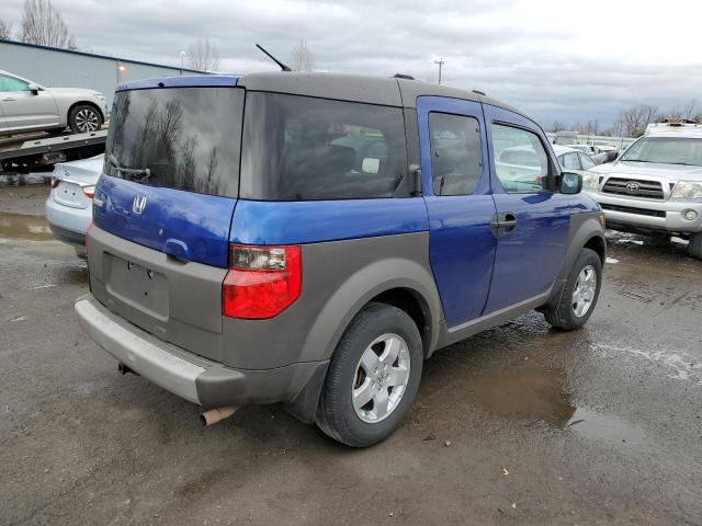 5J6YH28524L014102 - 2004 HONDA ELEMENT EX BLUE photo 3